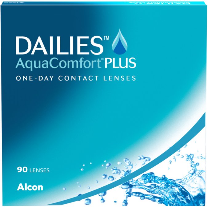 DLY AQUACOMFORT PLUS, Soczewki kontaktowe, 90P 870 140 +03.25