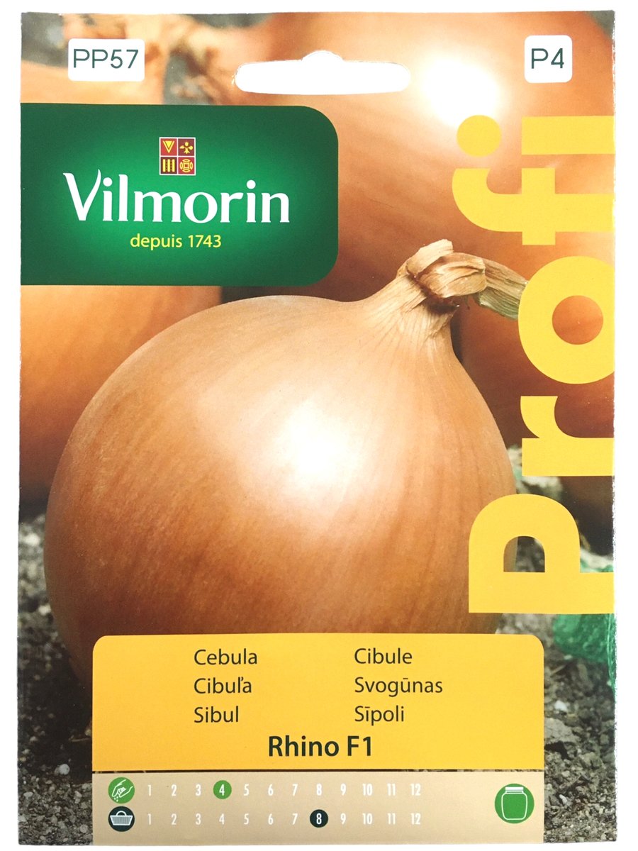 Cebula Rhino F1 Nasiona 1,5G Vilmorin Profi