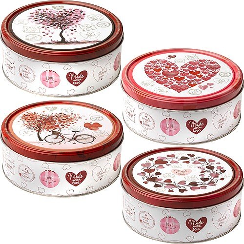 Jacobsens ciastka w puszce serce  150g