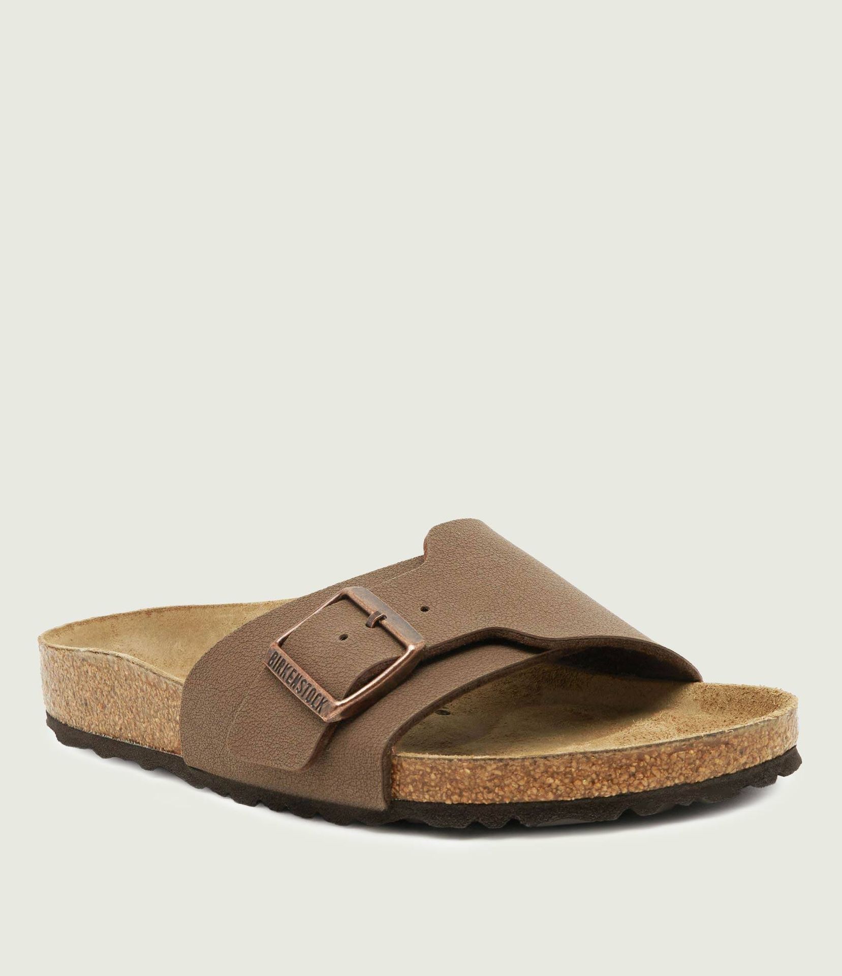 Birkenstock Klapki Catalina z dodatkiem skóry narrow fit