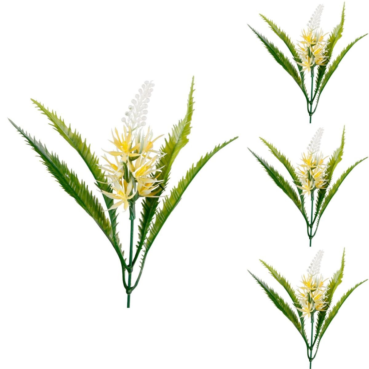 Gałązka Dekoracyjna 36,5 cm Żółta 3 szt.