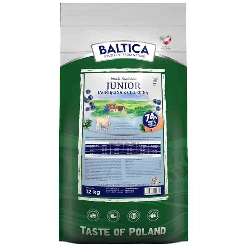 Baltica Cielęcina z jagnięciną 12 kg Junior M/XL