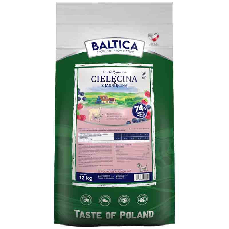 Baltica Adult Cielęcina z jagnięciną XS/S 12kg