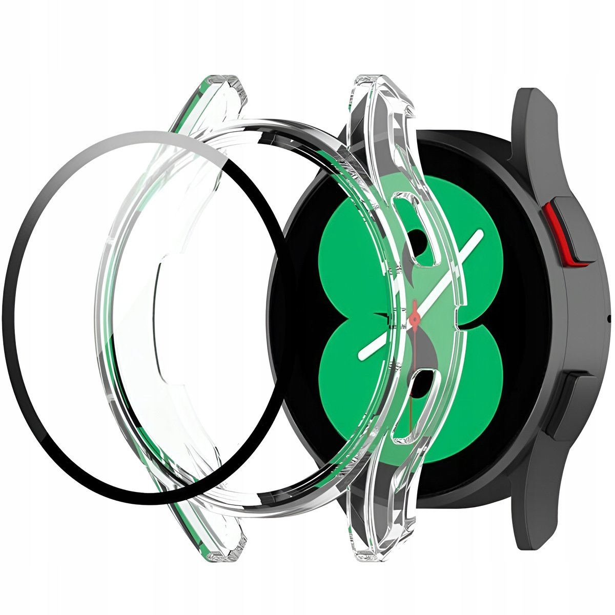 Etui + Szkło Do Samsung Galaxy Watch 4 5 44Mm Odporny Case 2W1 8 Kolorów