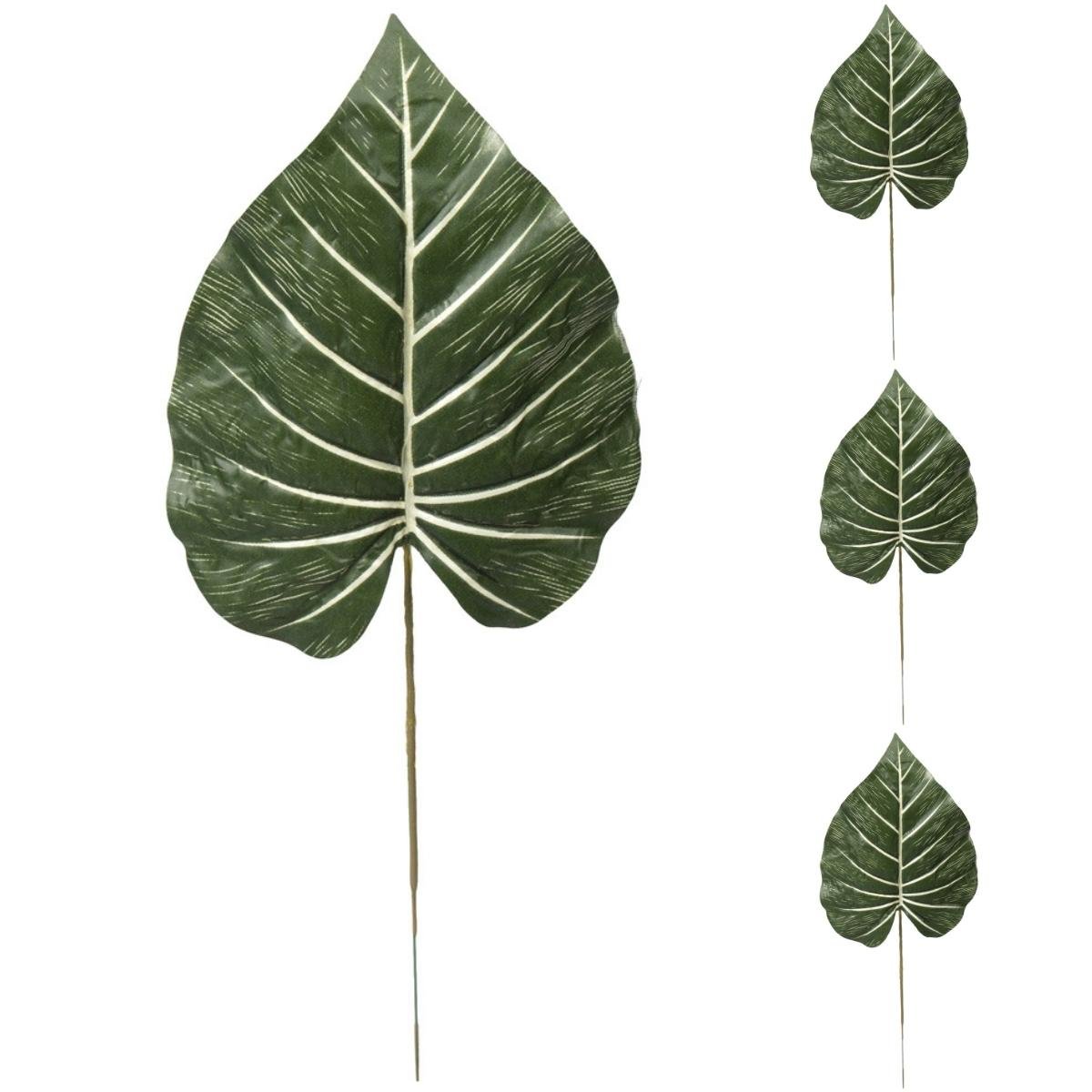 Liść Pothosu Ozdobny Dekoracyjny Zielony 3 szt.