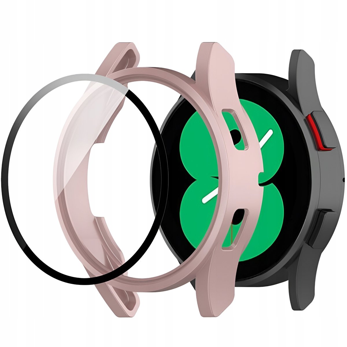 Etui + Szkło Do Samsung Galaxy Watch 4 5 44Mm Odporny Case 2W1 8 Kolorów