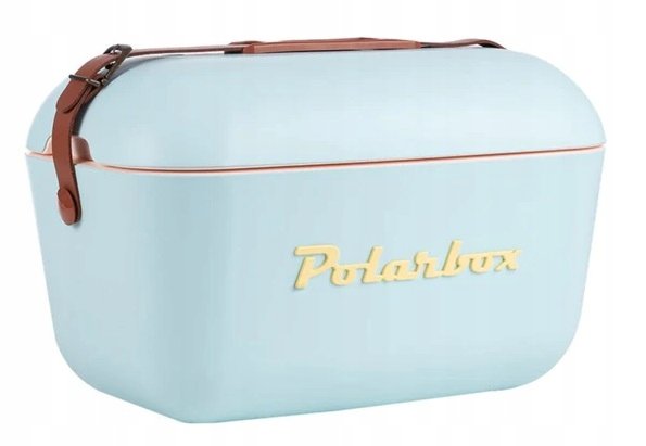 Lodówka turystyczna POLARBOX błękit + brąz 12L