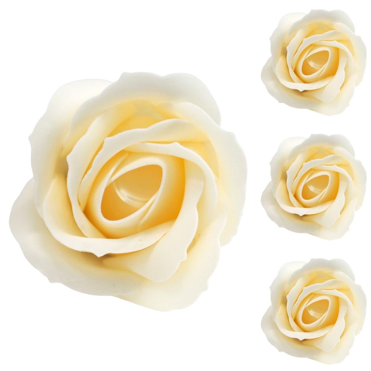 Róża Mydlana Do Kąpieli  Kość Słoniowa 3 szt.