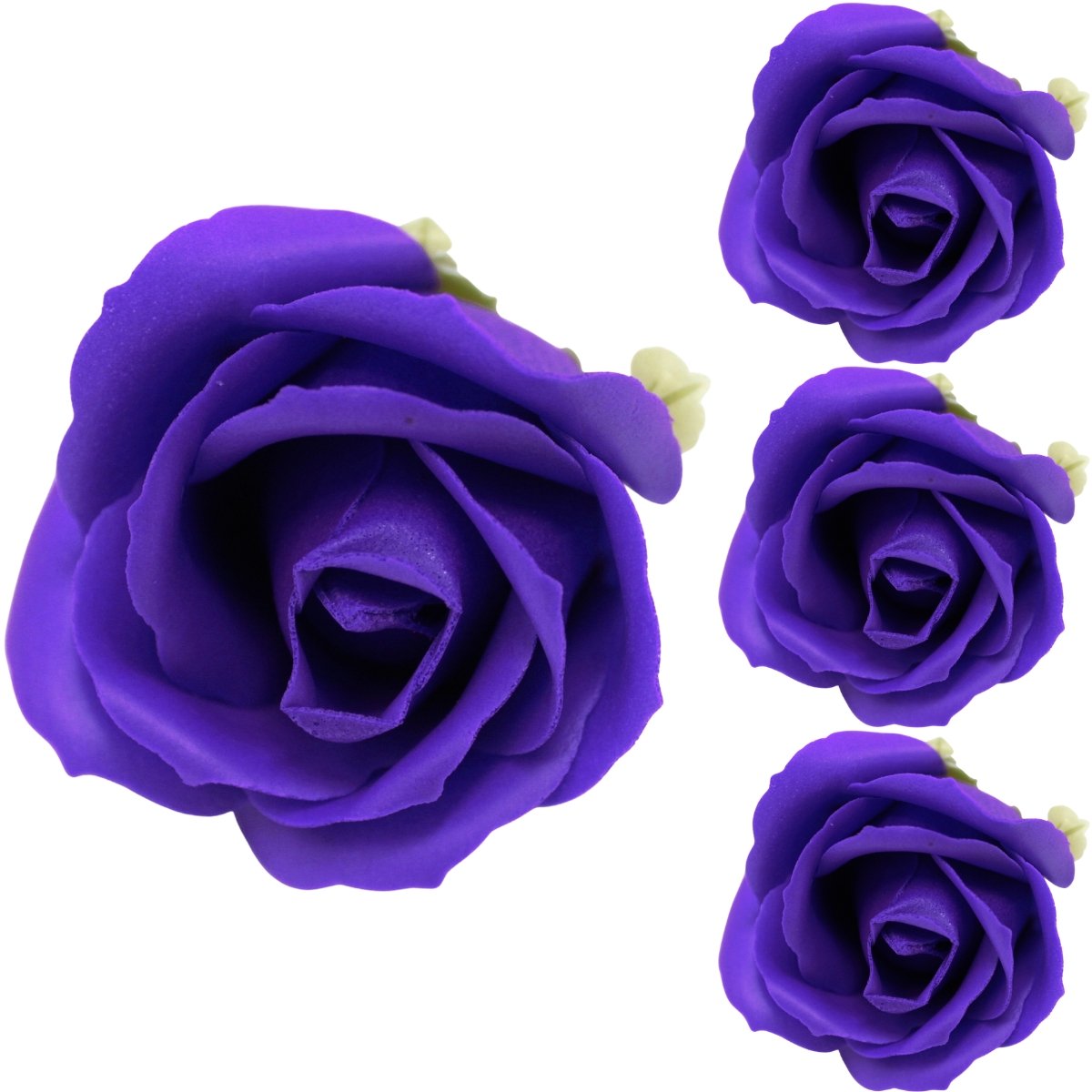 Róża Mydlana Do Kąpieli Ozdobna Fioletowa 3 szt.
