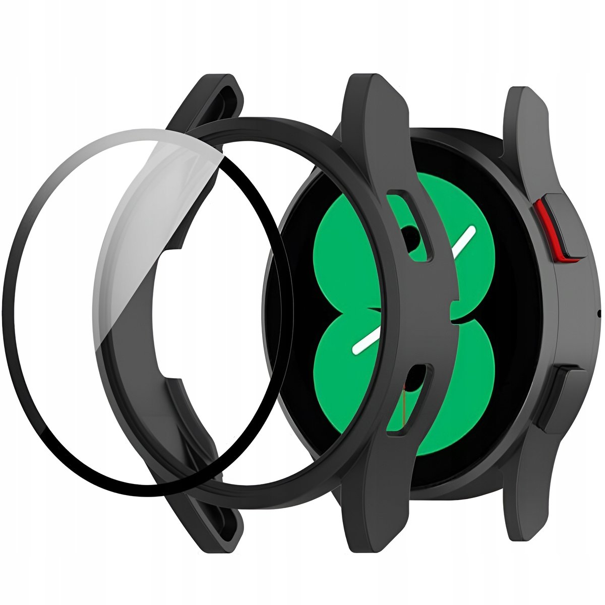 Etui + Szkło Do Samsung Galaxy Watch 4 5 44Mm Odporny Case 2W1 8 Kolorów