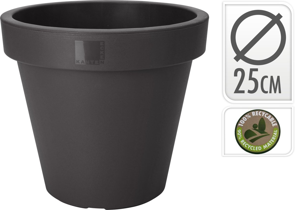 DONICZKA OKRĄGŁA 25CM ANTRACYT