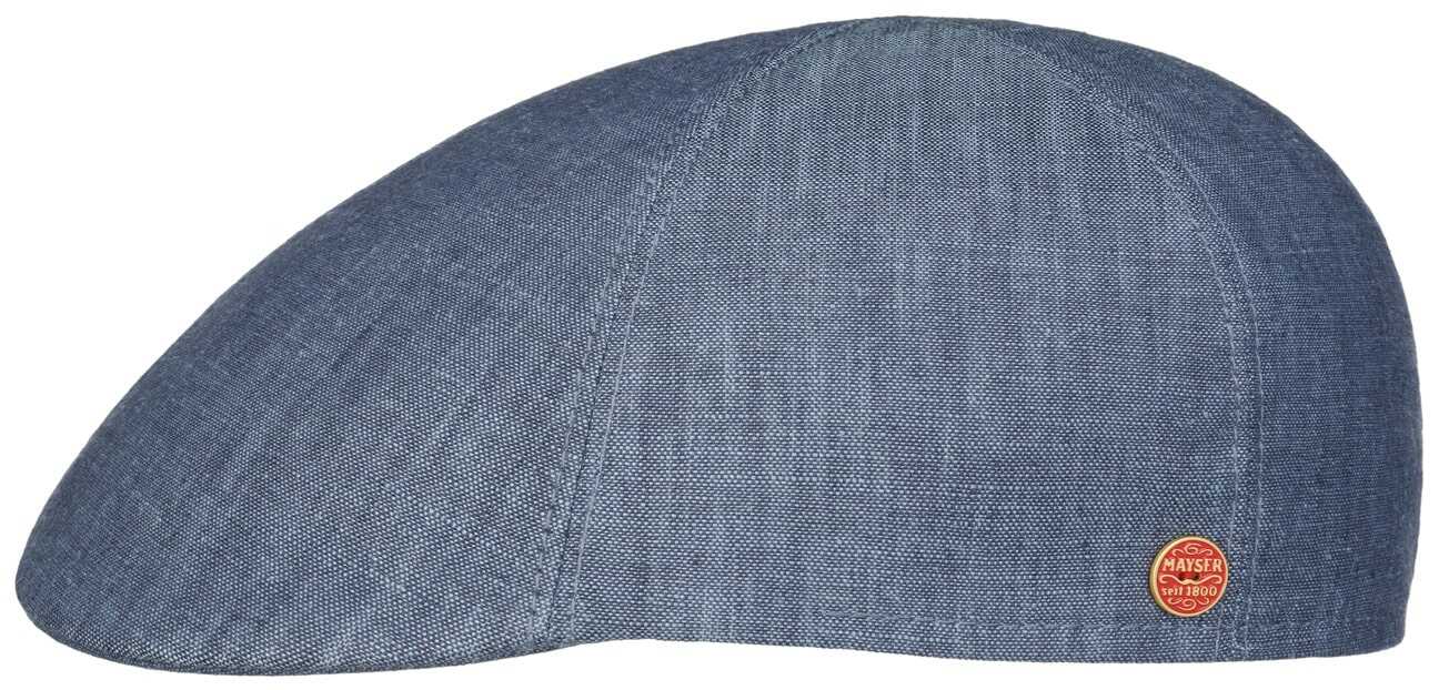 Kaszkiet Lniany Paddy by Mayser, niebieski, 56 cm