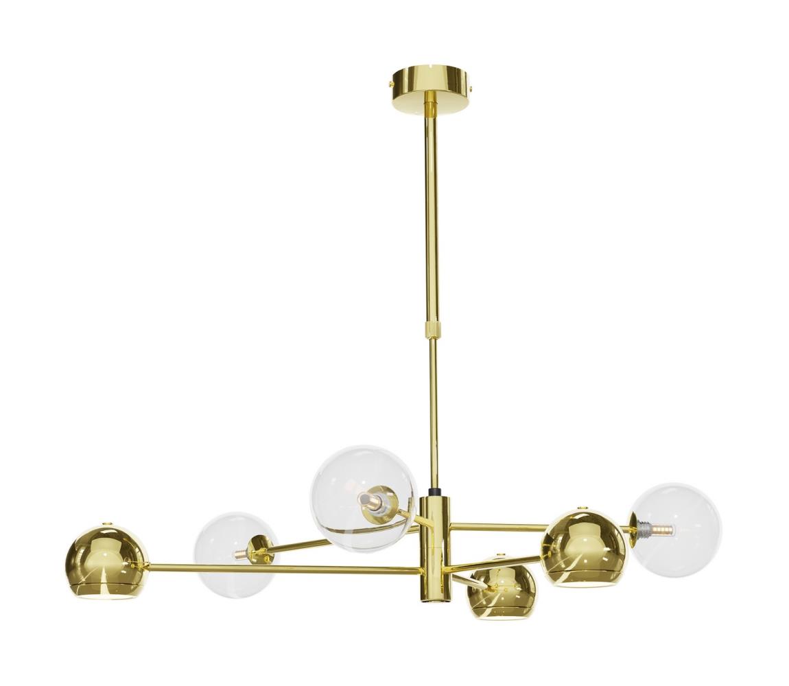 Lampa wisząca z kulistymi kloszami, do sypialni JUP 1964 z serii MOKA