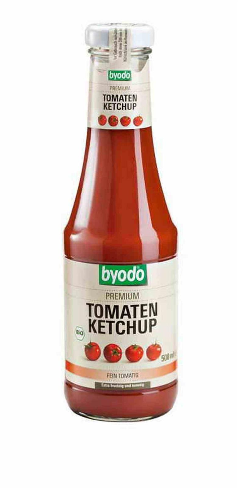 Ketchup pomidorowy bezglutenowy 500ml BYODO - BIO