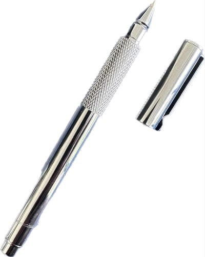 Paperchase- Długopis metalowy srebrny Czarny