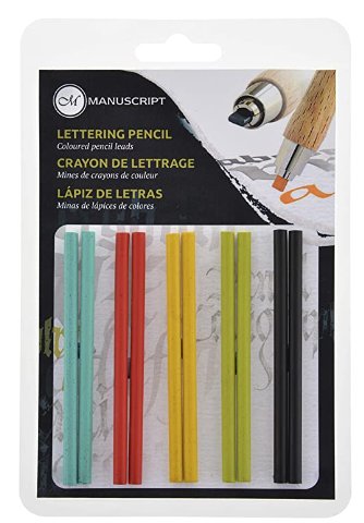 Manuscript-Rękopis okrągły mieszany wkład grafitowy - 10 sztuk w pięciu kolorach