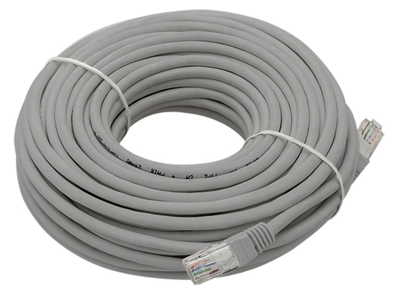 2707# Przyłącze patchcord utp 50m szary