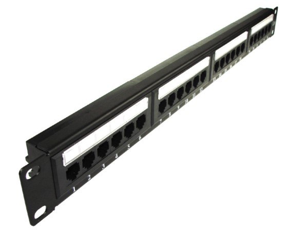 Patch panel 24-port UTP6 1U 19