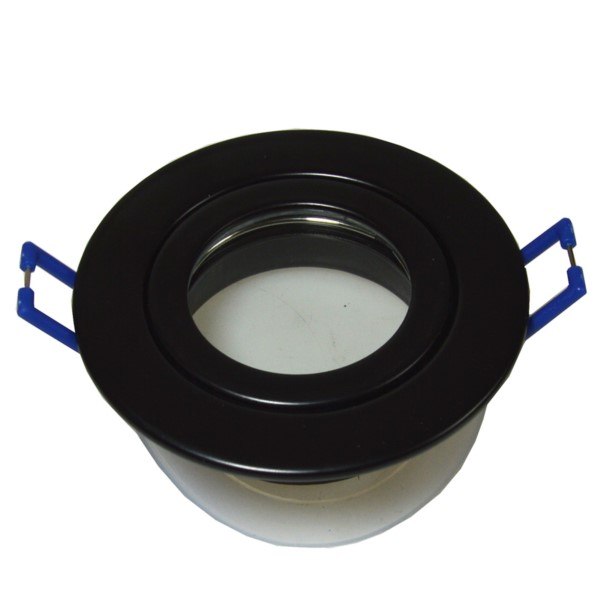 Oprawa sufitowa Quatro IP54 czarna aluminium