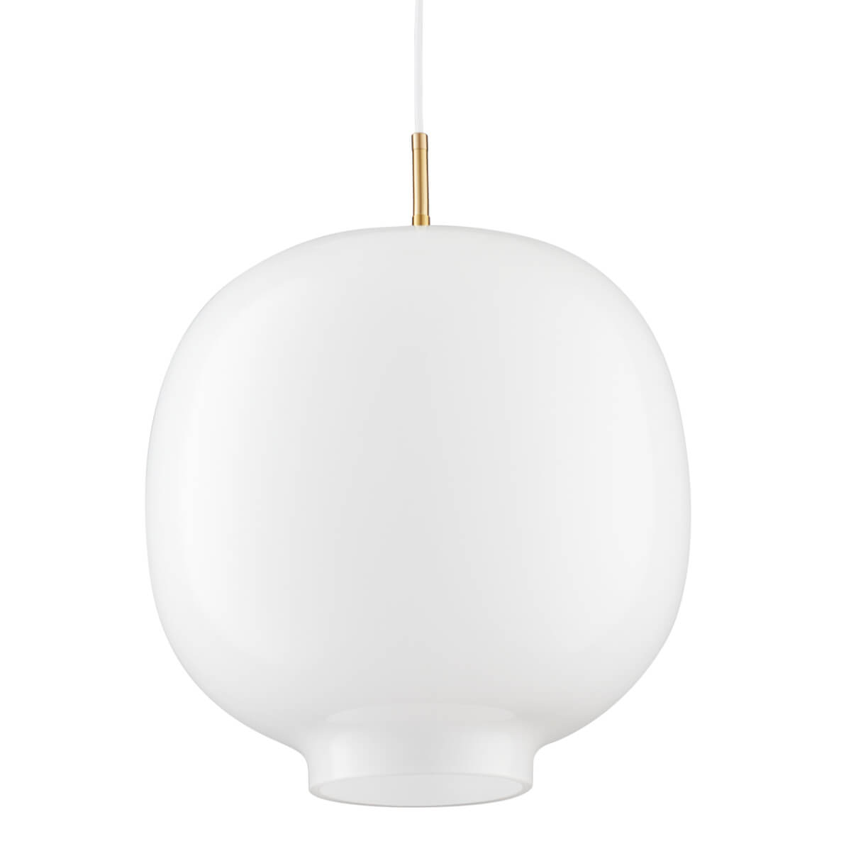 Zwieszana lampa sypialniana Boni ST-9960P/L white szklana kula nad stół biała