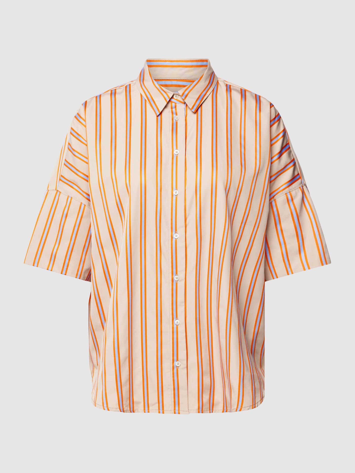 Bluzka koszulowa ze wzorem w paski model ‘Elinaton’