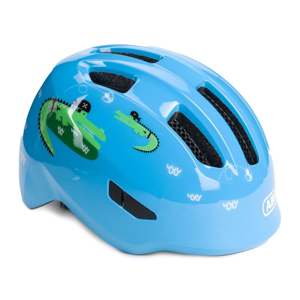 Kask rowerowy dziecięcy niebieski ABUS rozmiar M 50-55 cm