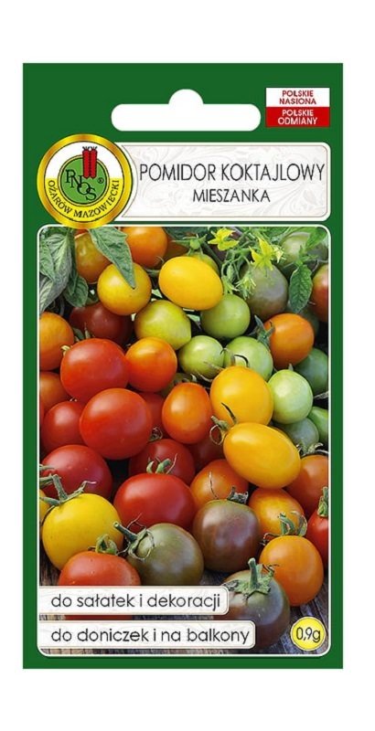 Pomidor koktajlowy - mieszanka odmian 0,9 g PNOS Ożarów