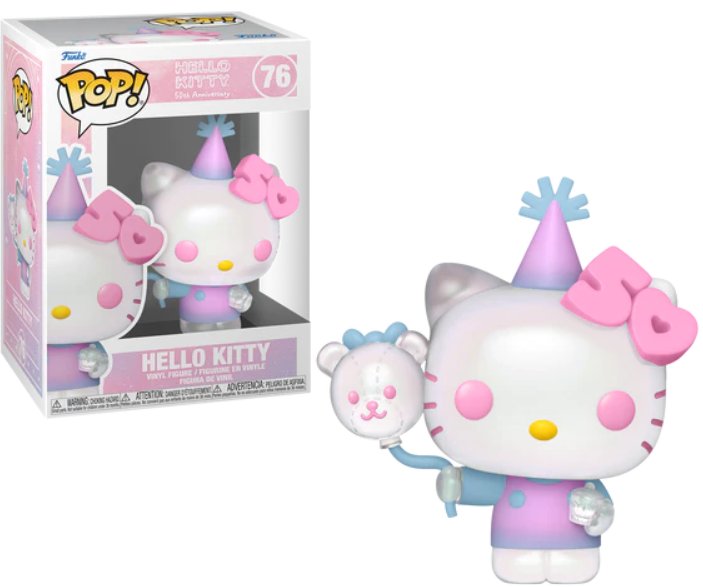 figurka funko pop! hello kitty 50th anniv. anrio 76 with balloon