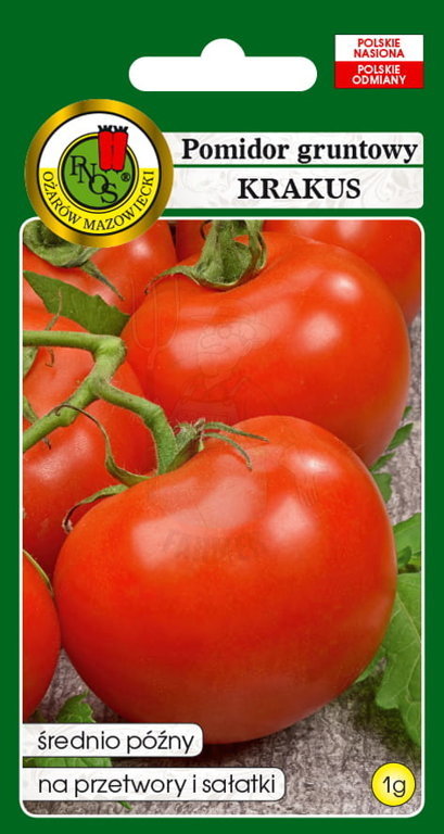 Odmiana średnio późna. Odmiana wysoko rosnąca, wymagająca palikowania. Zalecana do uprawy pod osłonami i w polu. Owoce dość duże, bardzo smaczne, m..