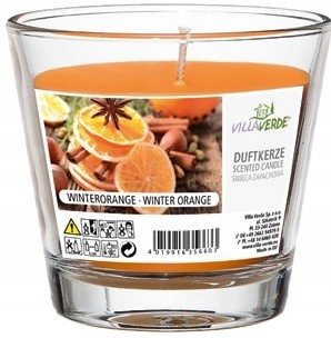 Świeca w szkle Zimowa Pomarańcza