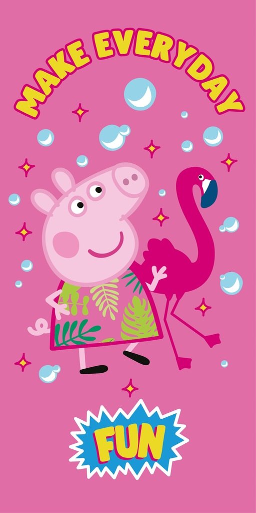 RĘCZNIK bawełniany ŚWINKA PEPPA 70x140 cm