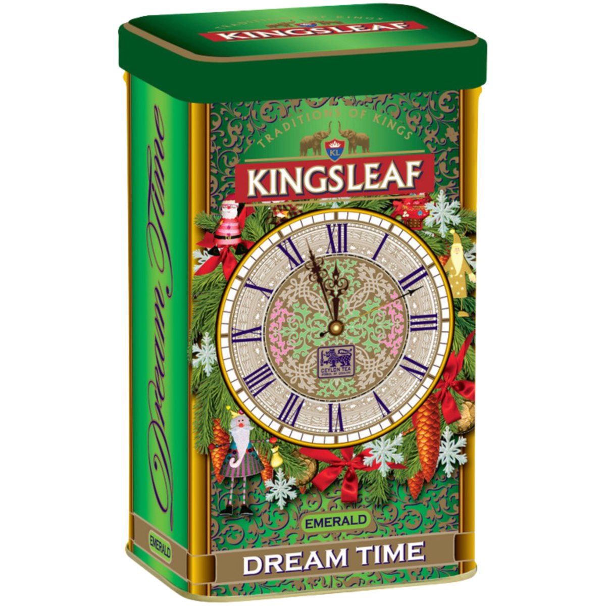 Kingsleaf DREAM TIME EMERALD herbata zielona MIĘTA MAROKAŃSKA liściasta w puszce - 75 g