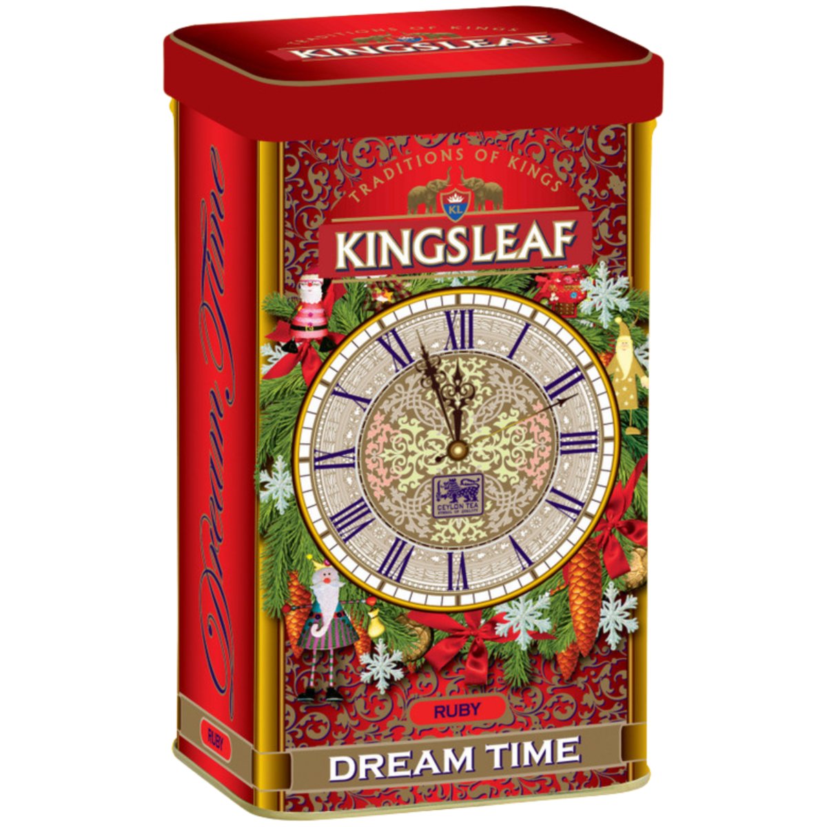 Kingsleaf DREAM TIME RUBY herbata czarna MALWA I NAGIETEK liściasta w puszce - 75 g