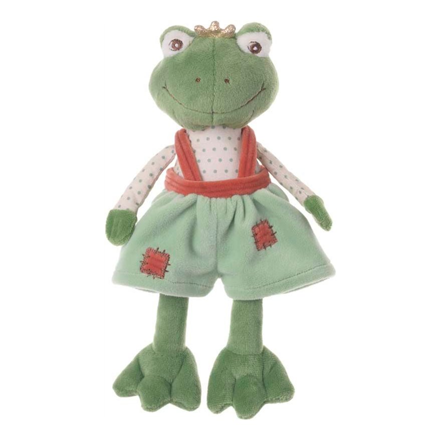 Pluszowa Żaba Baby Prince w spodniach zielonych, 20 cm (Bukowski Design)