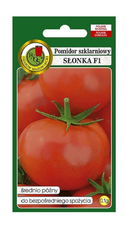 Pomidor pod osłony Słonka F1 0,1 g PNOS