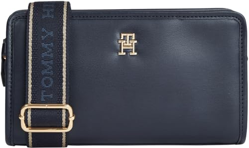 Tommy Hilfiger Damski TH MONOTYPE Crossover, niebieski (Space Blue), jeden rozmiar, niebieski (Kosmiczny Błękit), One Size