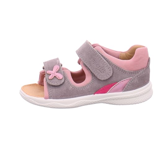 Superfit Sandały dziewczęce Polly, szary różowy 2000, 20 EU Weit
