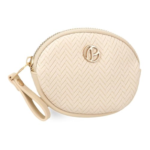 Pepe Jeans Sprig Portfel Beżowy 11,5x8,5x1,5 cms Skóra syntetyczna by Joumma Bags, Beis, Talla única, portmonetka