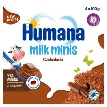 Humana Milk Minis Budyń czekoladowy po 10. miesiącu 400 g