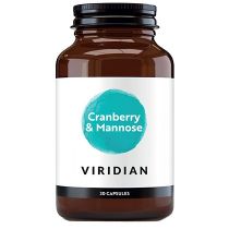 Viridian Mannoza z żurawiną ph - suplement diety 30 kaps.