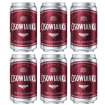 Cisowianka Naturalna woda mineralna silnie gazowana zgrzewka 6 x 330 ml