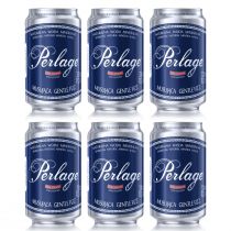 Cisowianka Perlage Naturalna woda mineralna musująca w puszce zgrzewka 6 x 330 ml