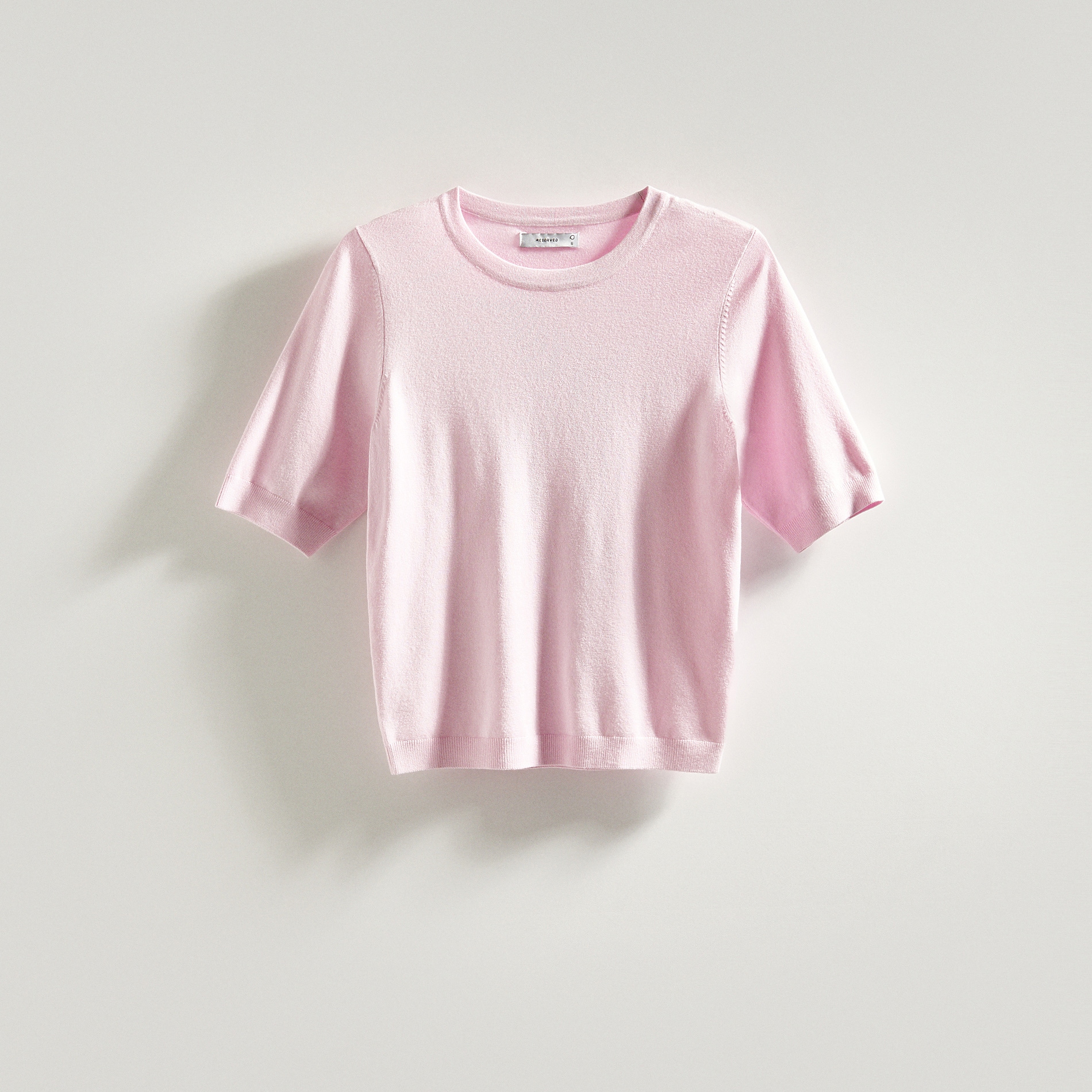 Reserved - Bluzka z wiskozą - Różowy