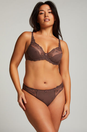 Hunkemöller Figi Diva Brązowy