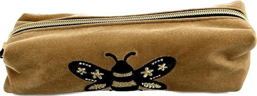 Paperchase- Welurowy piórnik pszczoła