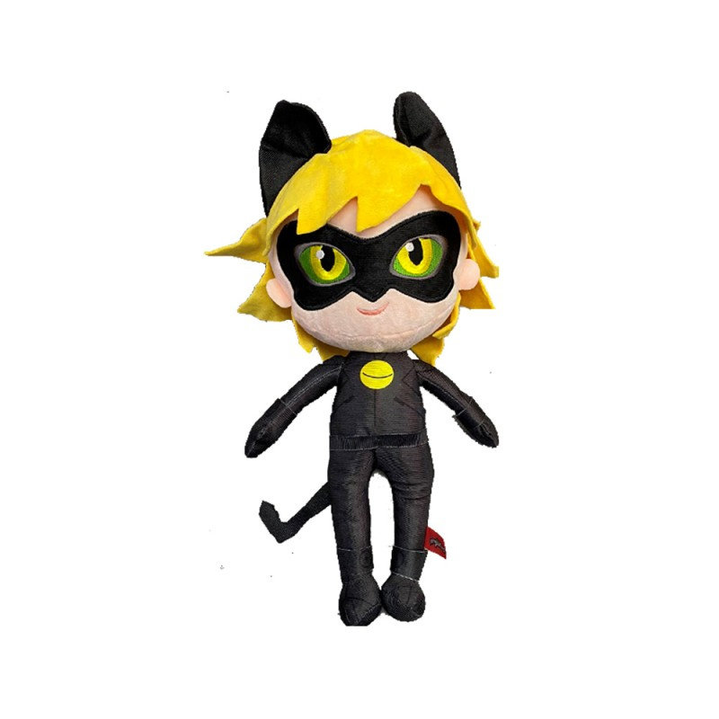 Miraculum Biedronka i Czarny Kot oryginalna maskotka pluszowa Czarny Kot Adrien 45 cm od renomowanego producenta na licencji dla dziecka 0+ idealny ..