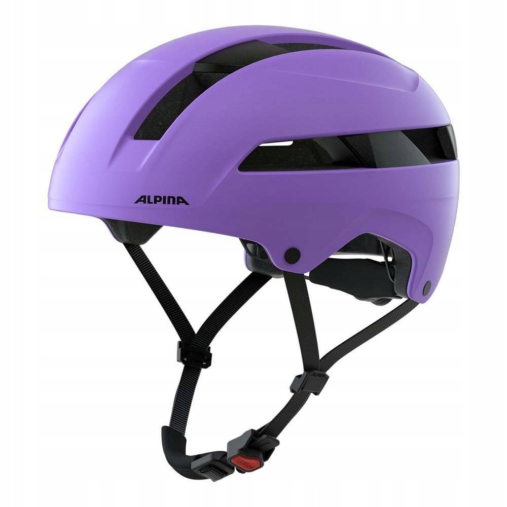 Kask rowerowy Alpina urban soho fiolet roz. 51-56