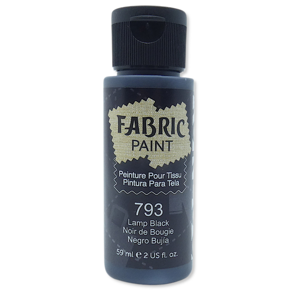 Farba do tkanin Aureo 59ml czarny Farby