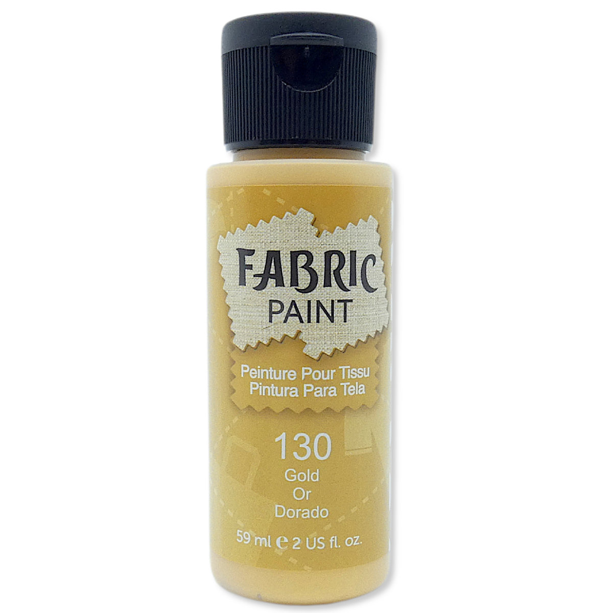 Farba do tkanin Jasnych i Ciemnych Złota Aureo 59ml
