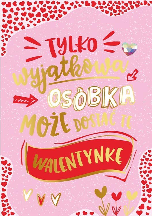 Kartka na Walentynki dla ukochanej DK1107